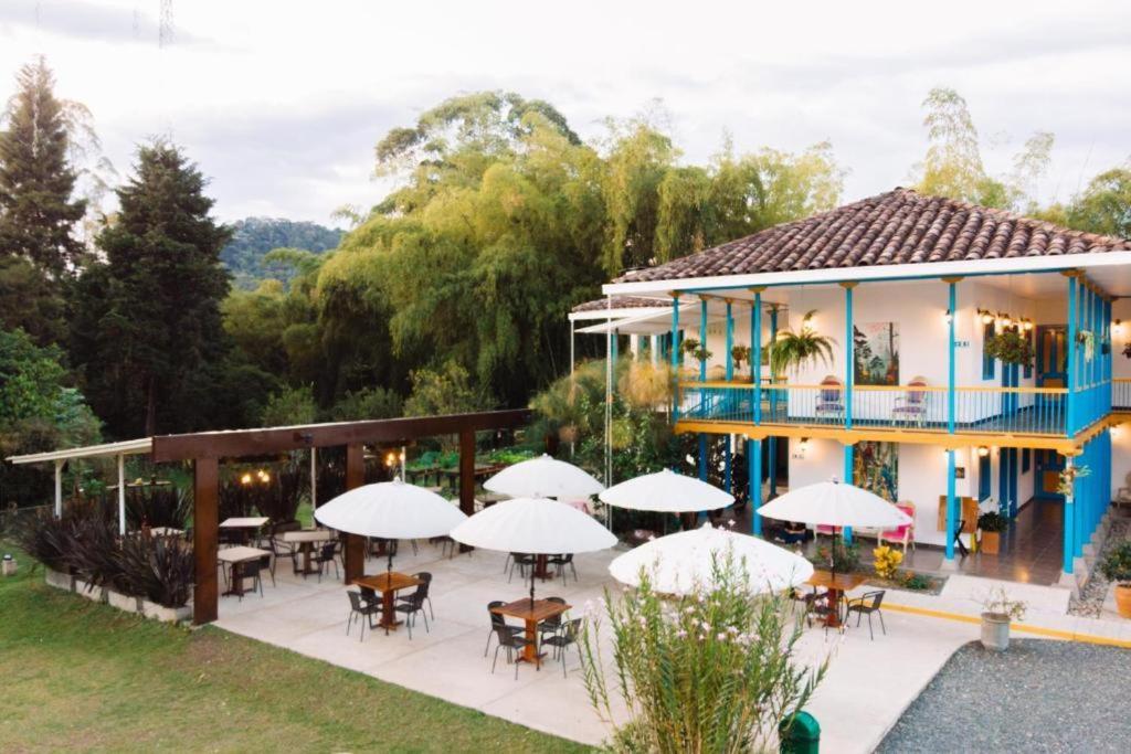 Hotel Hacienda Santa Clara 圣罗莎德卡瓦尔 外观 照片